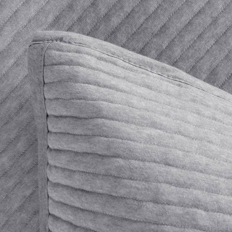 Habitat Cotton Quilted Jersey Grey Bedding Set - Single