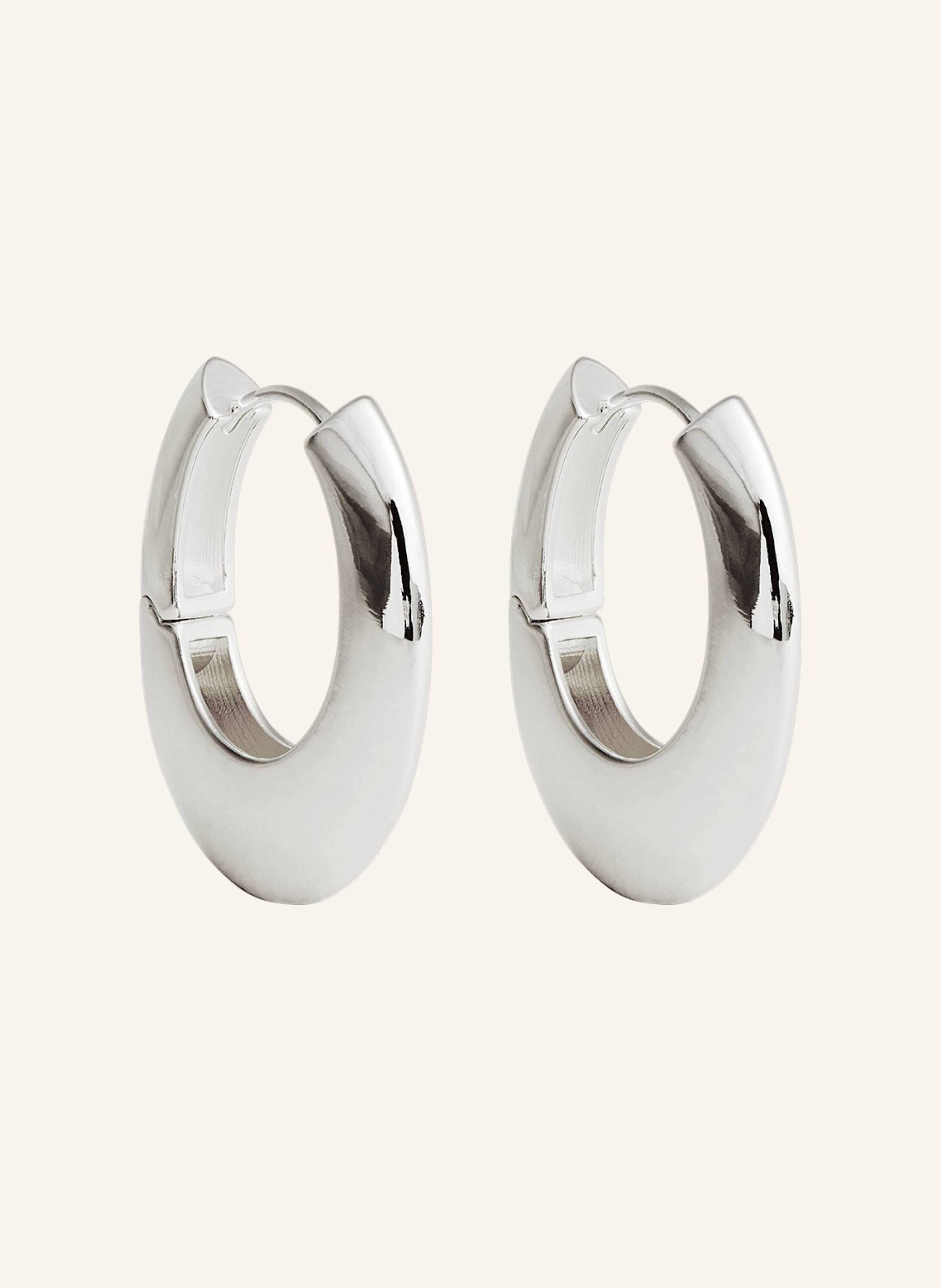 Pompidou Creolen MAXI PEBBLES HOOPS by GLAMBOU