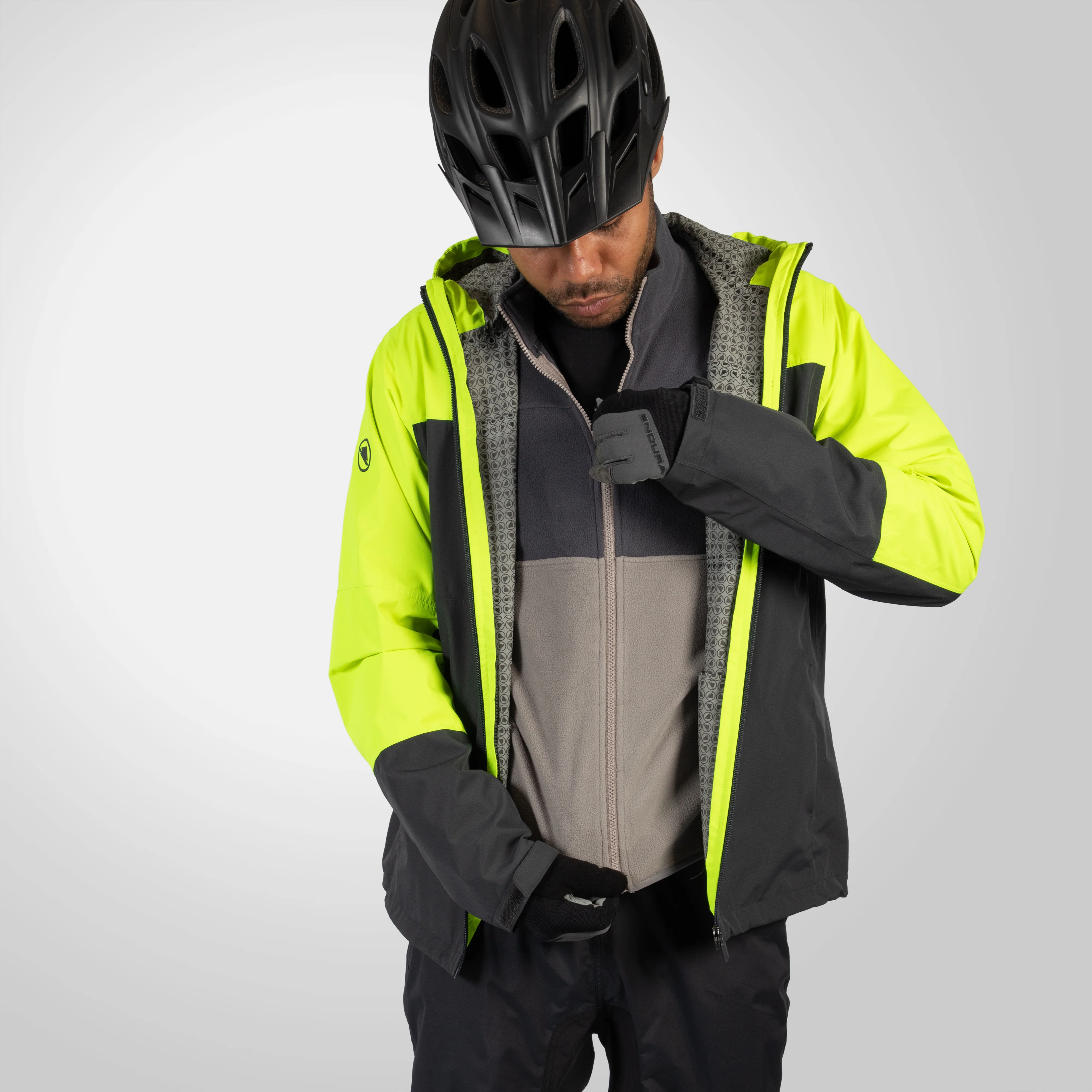 Men's Hummvee 3-In-1 Waterproof Jacket - Bright Yellow