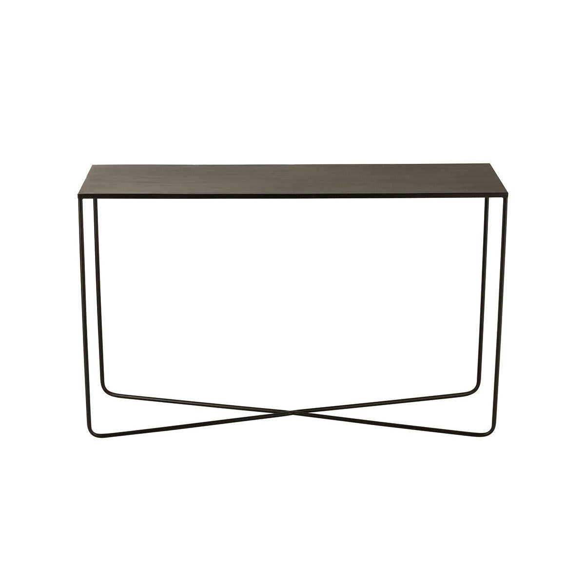 KOLKA - Console design en métal noir