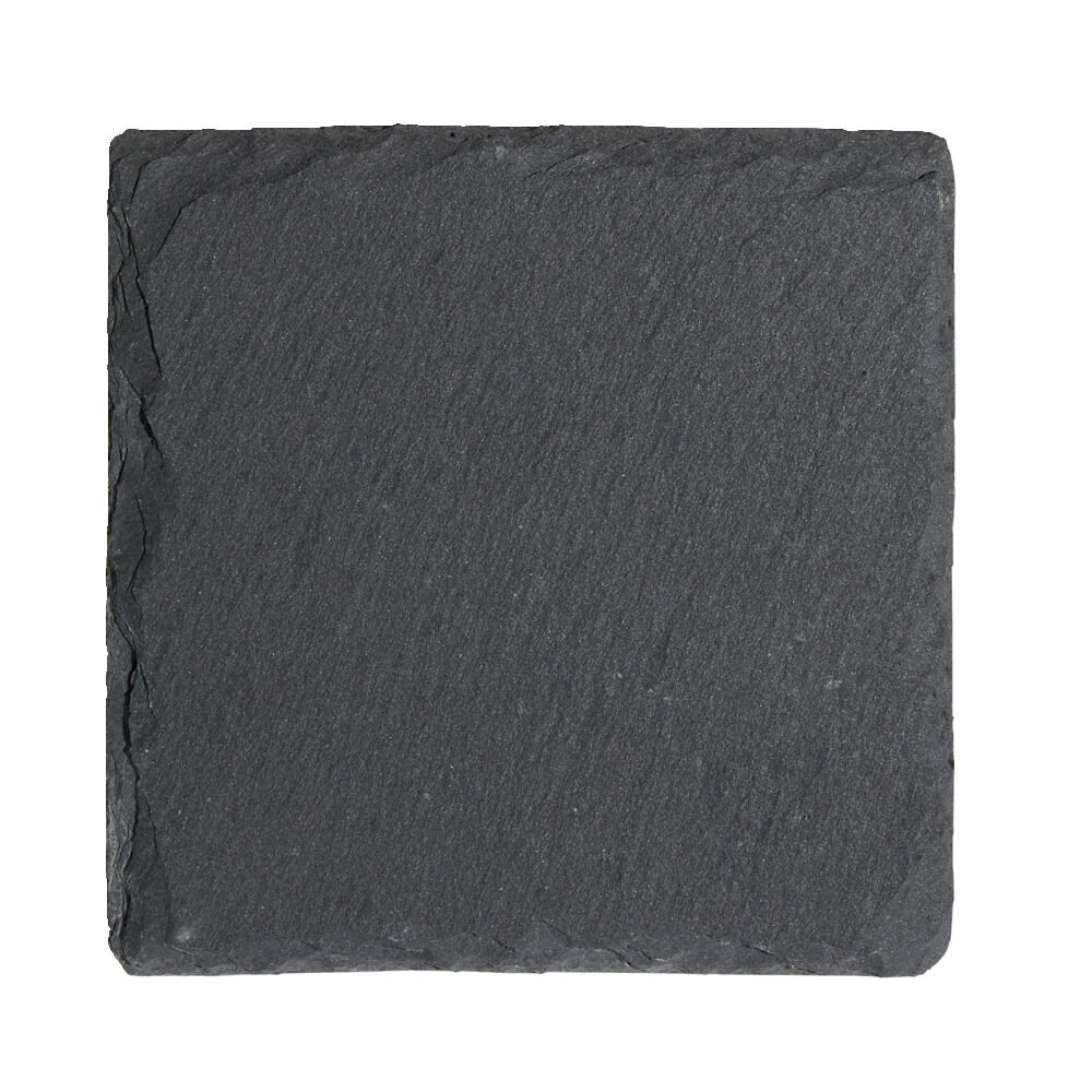 Dessous de verre carré en ardoise 10x10cm