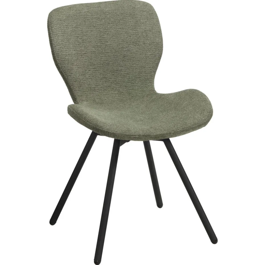 Kwantum Eetkamerstoelen | Stoel Lucoli  Draaibaar Groen