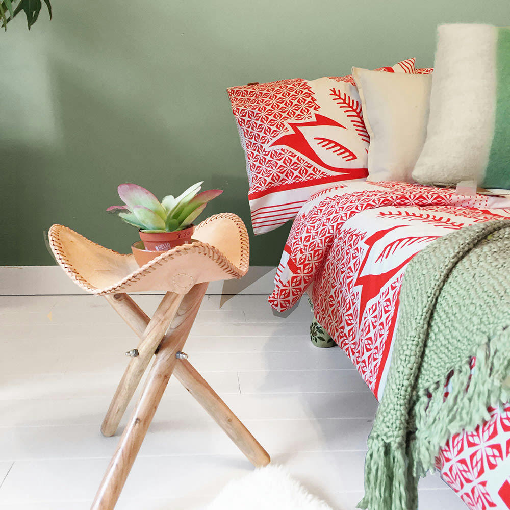 PACIFIC - Housse de couette rouge Tucan