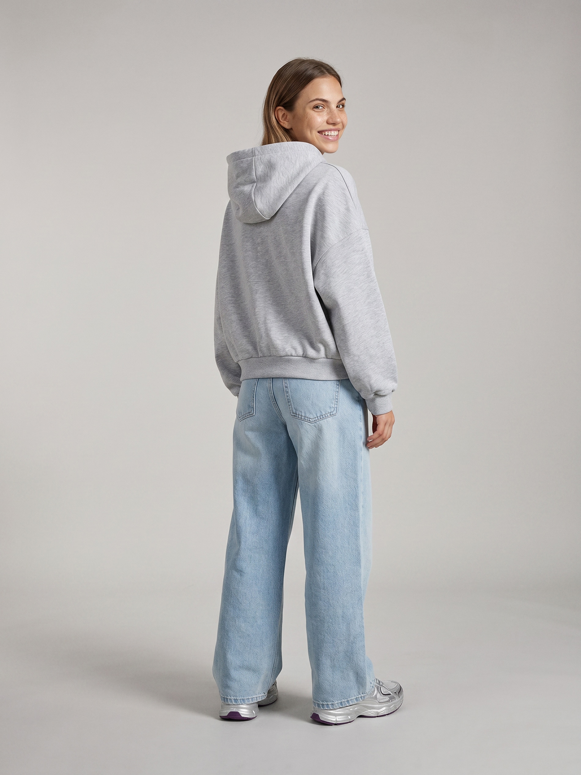 Bluza z kapturem z nadrukiem kotów
