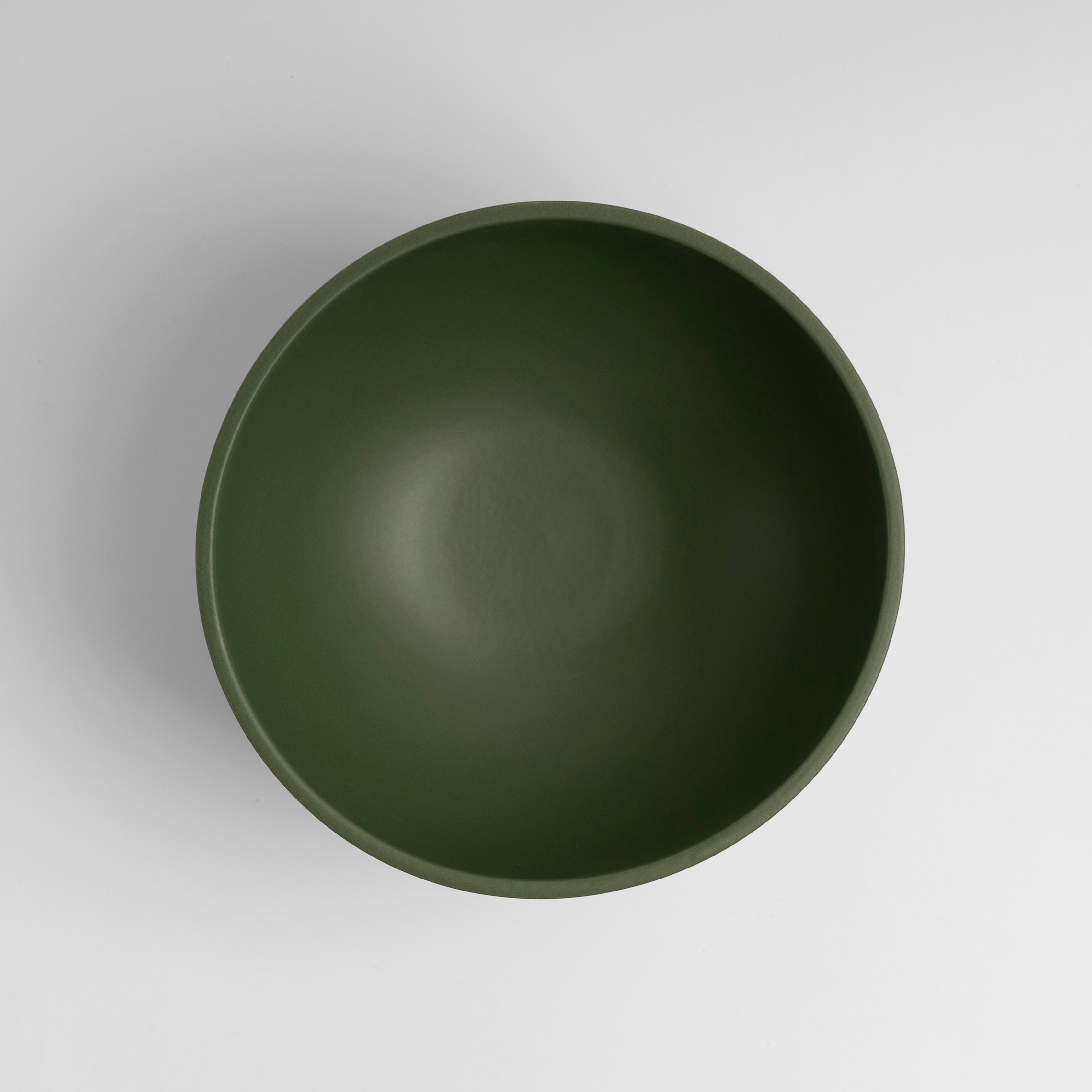 Large Deep Green Statement Pedestal Bowl