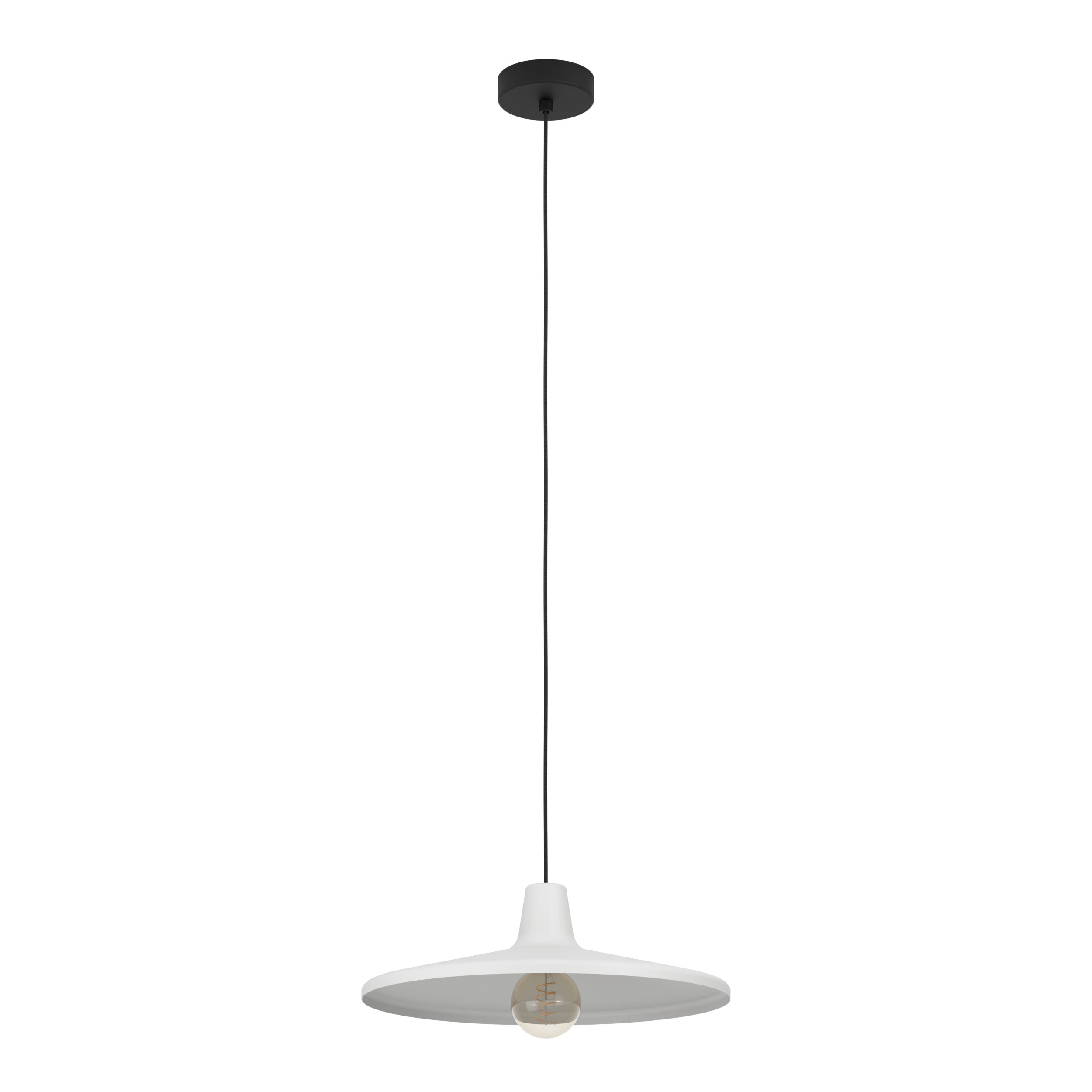 EGLO hanglamp Miniere - e27 - zwart