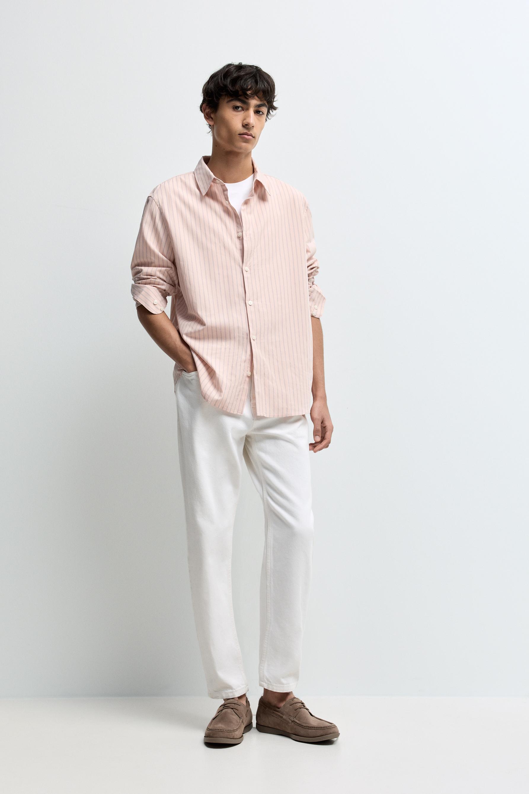 Camisa rayas regular fit