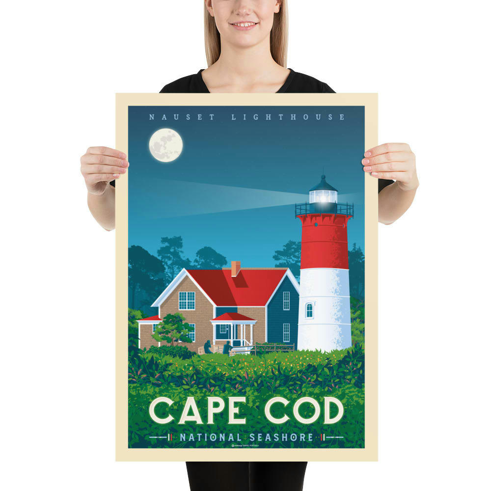 - Affiche Cap Cod 50x70 cm