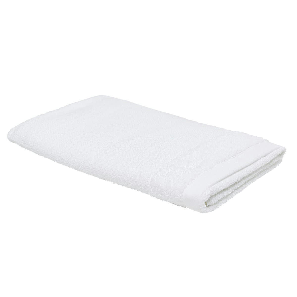BIO ORGANIC - Maxi drap de bain uni en Coton Blanc 90x150 cm