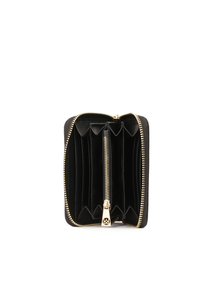 Small monogrammed fabric wallet from KAZAR