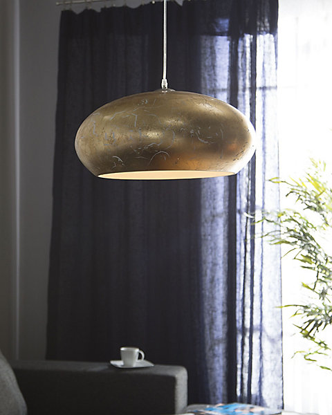 Lampe suspension LIMNATIS Métal Doré
