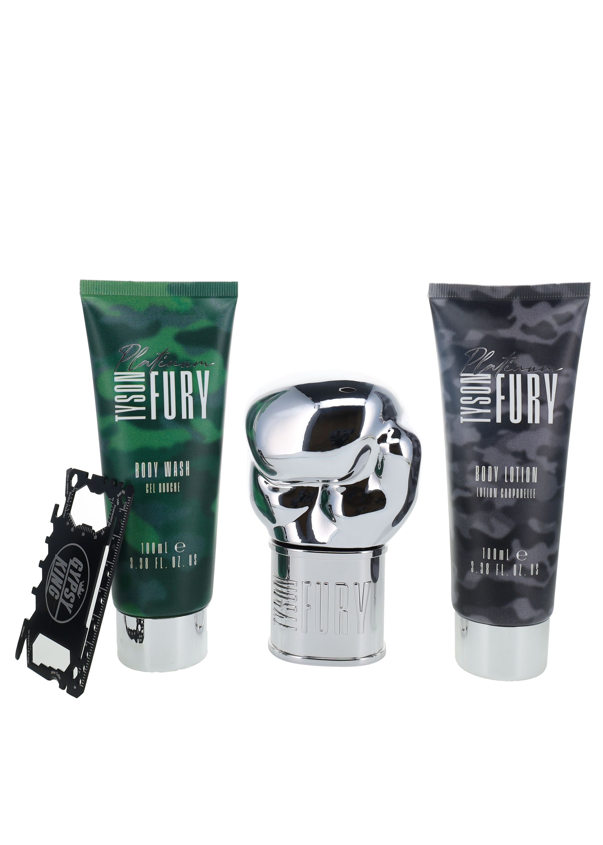 Tyson Fury Fury Platinum Eau de Toilette Gift Set 100ml