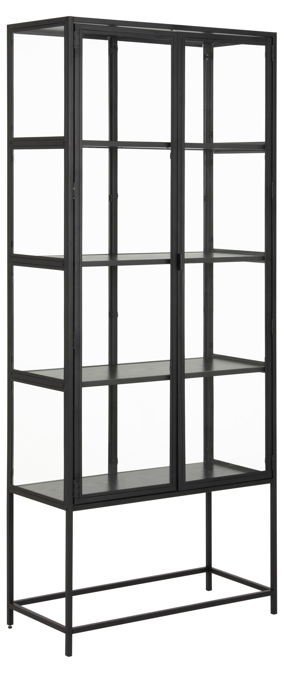 Rebellenclub Vitrinekast Mando - Zwart