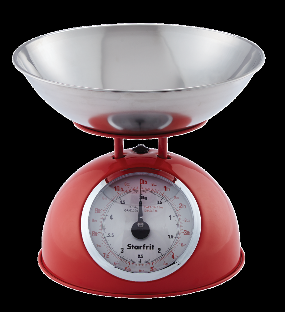 Starfrit Retro-Style Mechanical Kitchen Scale, 5-kg