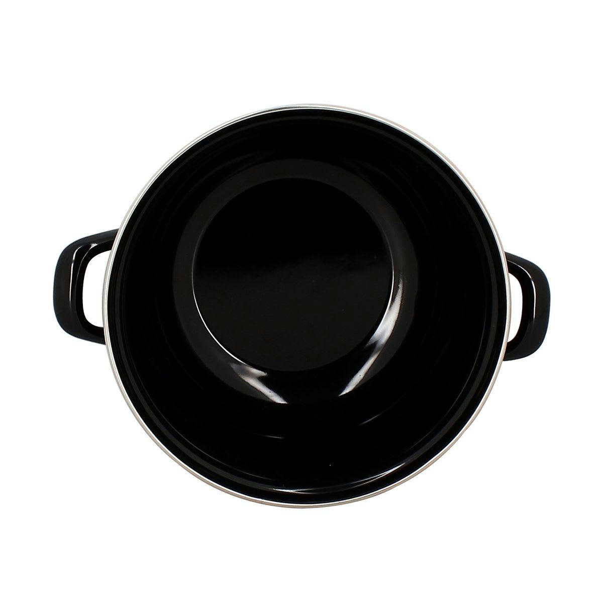 - Friteuse en acier émaillé noir Ø20cm