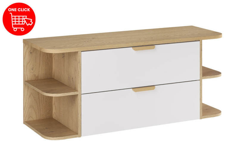Szafka pod Umywalkę Aster White 120cm z Blatem