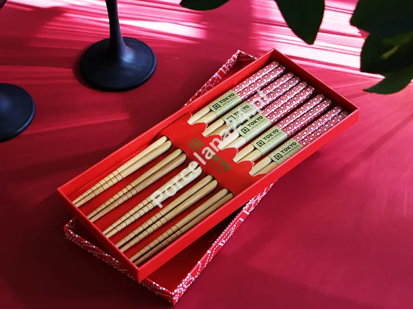 Zestaw pałeczek do sushi ( 5 el.) Tokyo Design Studio - Red Multi Pattern 21310