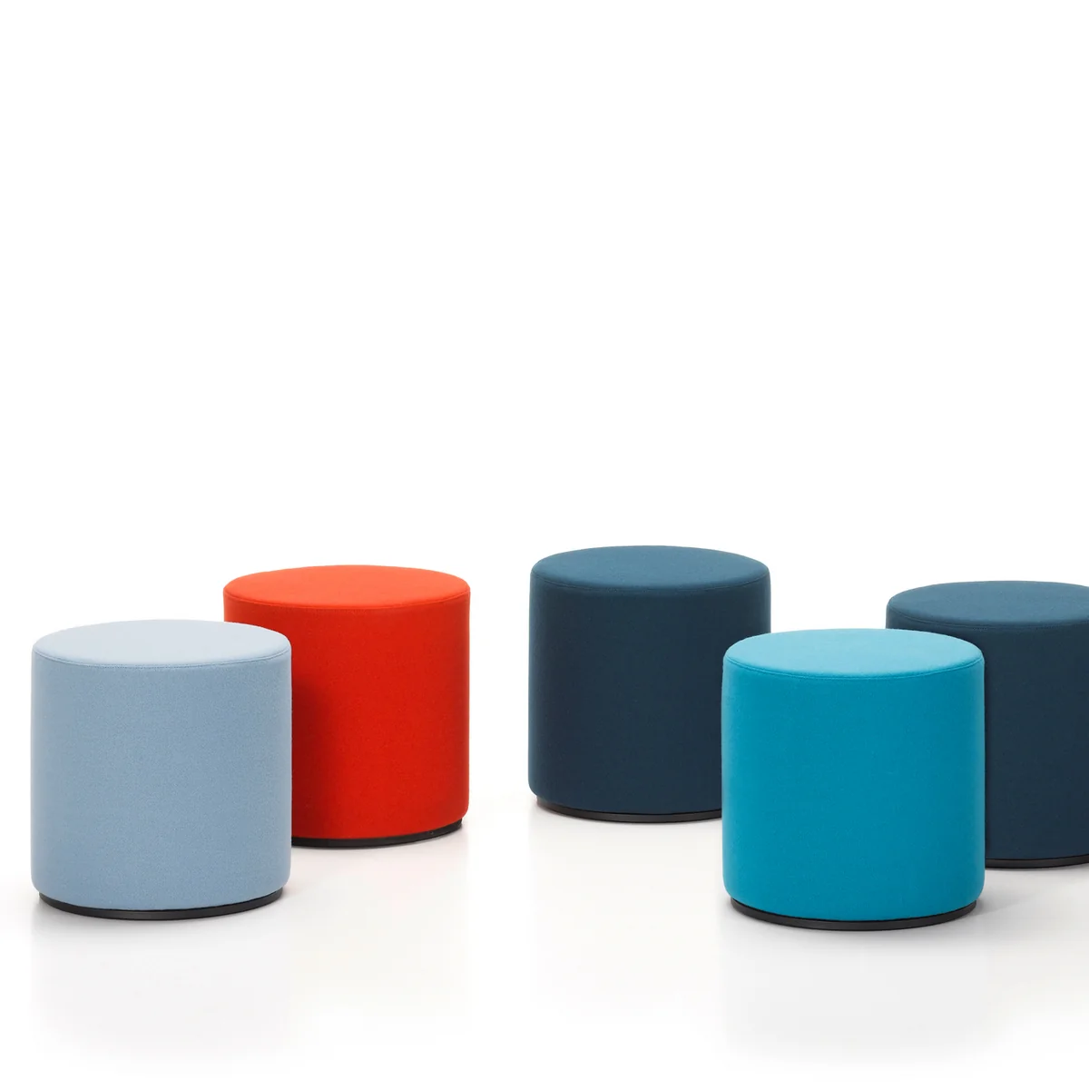 Vitra - Visiona Stool, Bezug Laser, schwarz