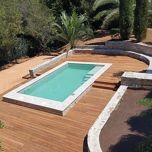 Kit terrasse complet - IPé - Ep.21 mm x l.145 mm - L.1,55 m/ 25 m²