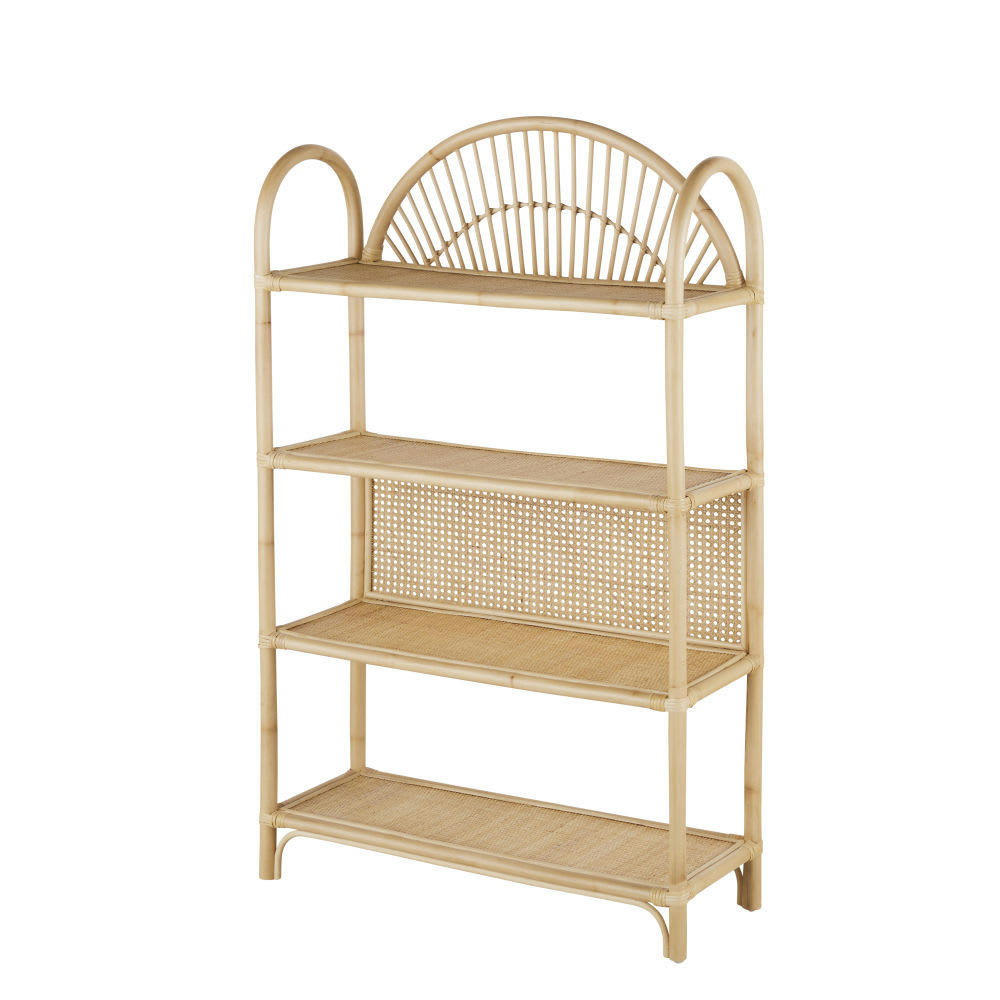 Barsana - Etagère en rotin beige