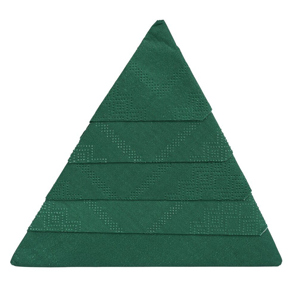 Serviette papier No&euml;l sapin vert x10