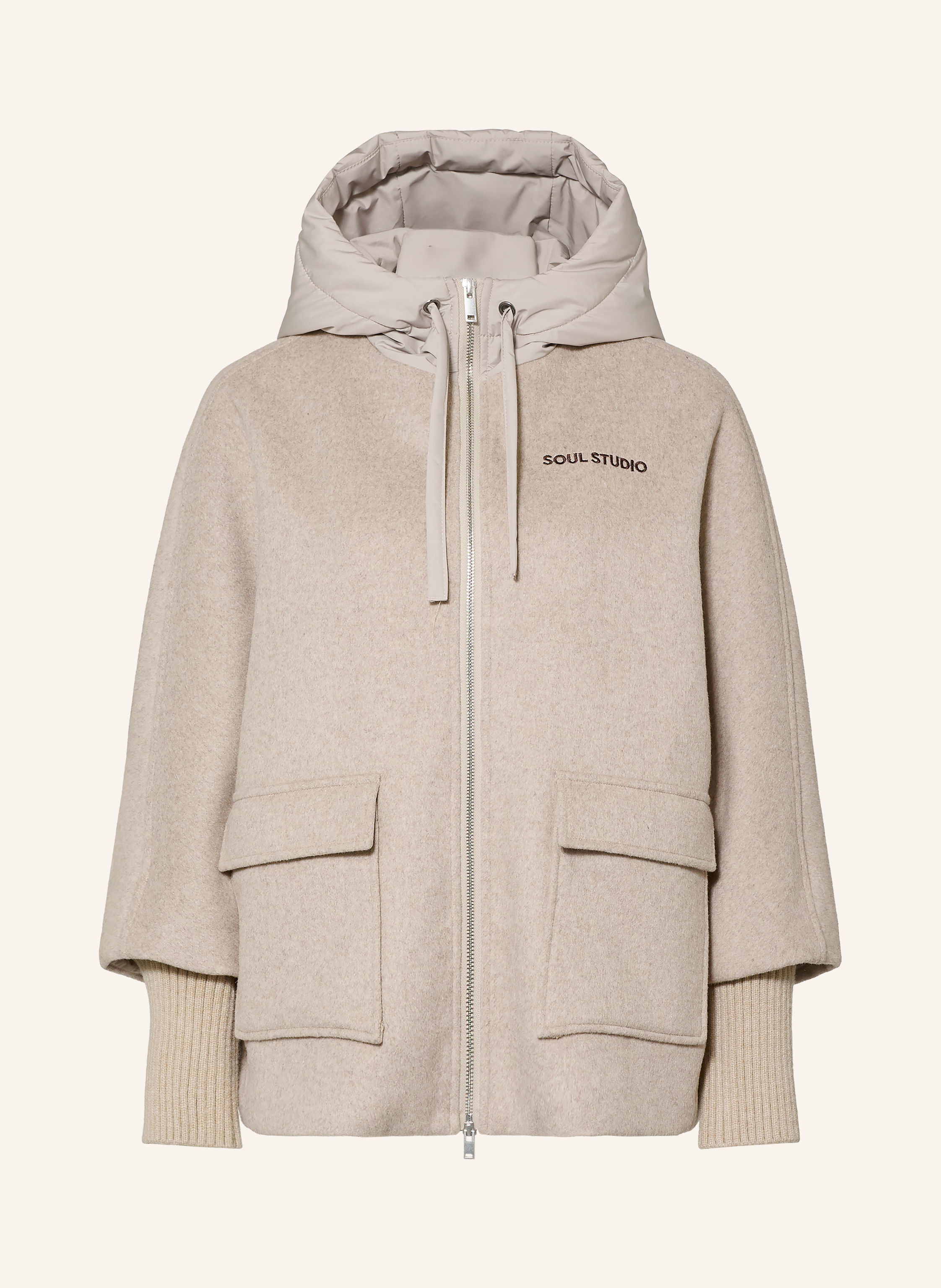 Smith & Soul Jacke im Materialmix
