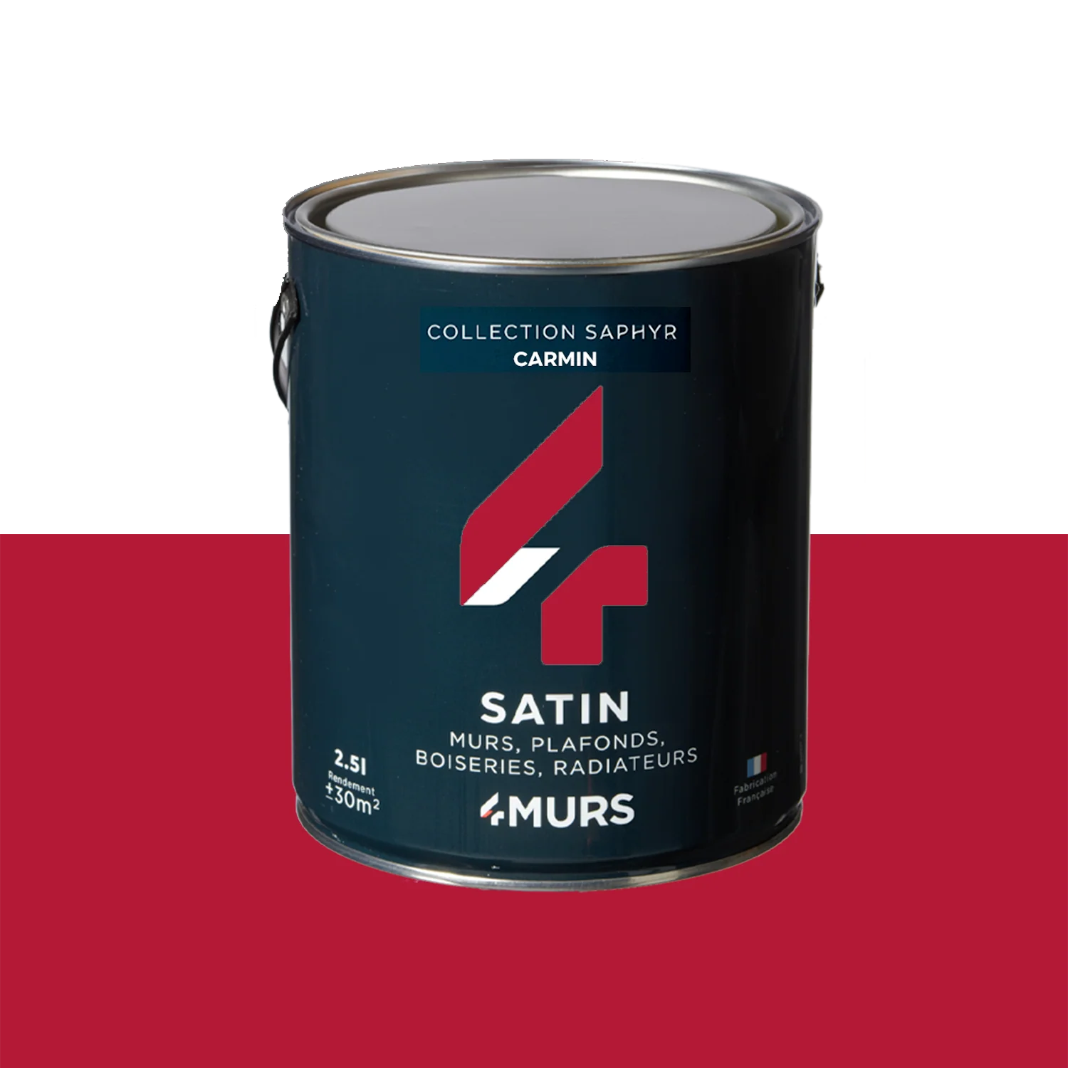 Saphyr Peinture Multi-supports Peinture carmin Satiné