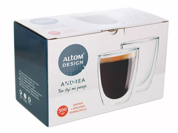 Kpl. 2 szklanek termicznych 350 ml Altom Design - Andrea 07.AND.8146