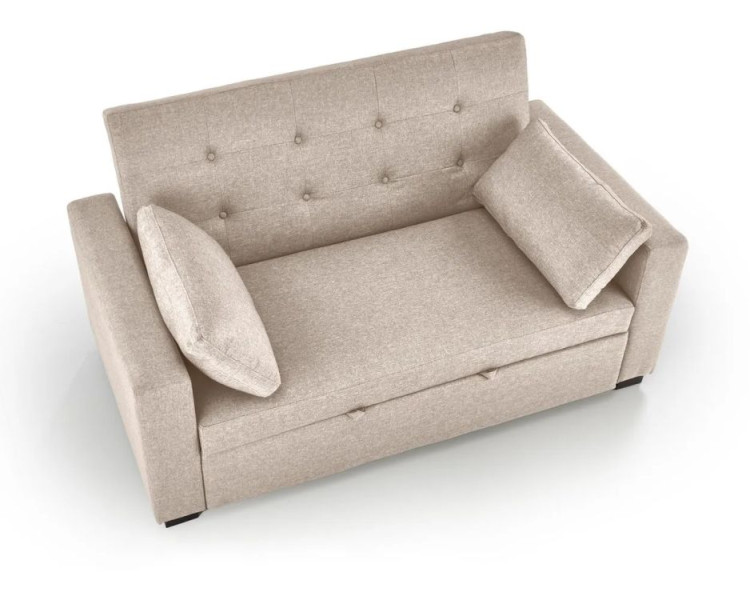 Sofa rozkładana z funkcją spania PAULINIO beżowa