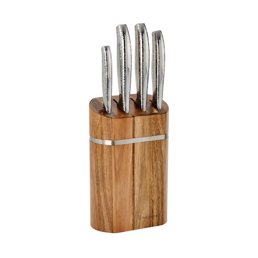 Stanley Rogers Domed Oval 5 Piece Knife Block 5pc