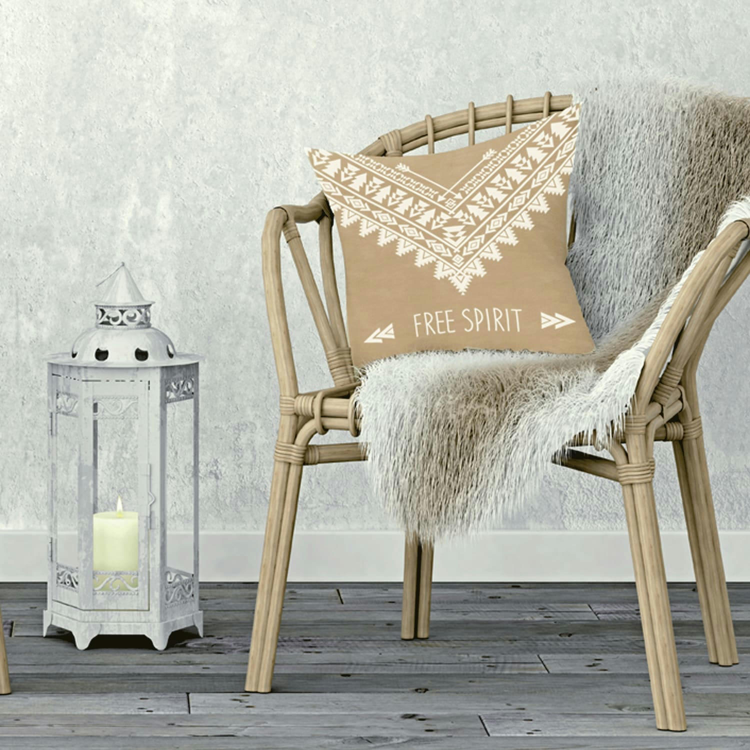 - Housse pour coussin ethnique 40 x 40 cm free