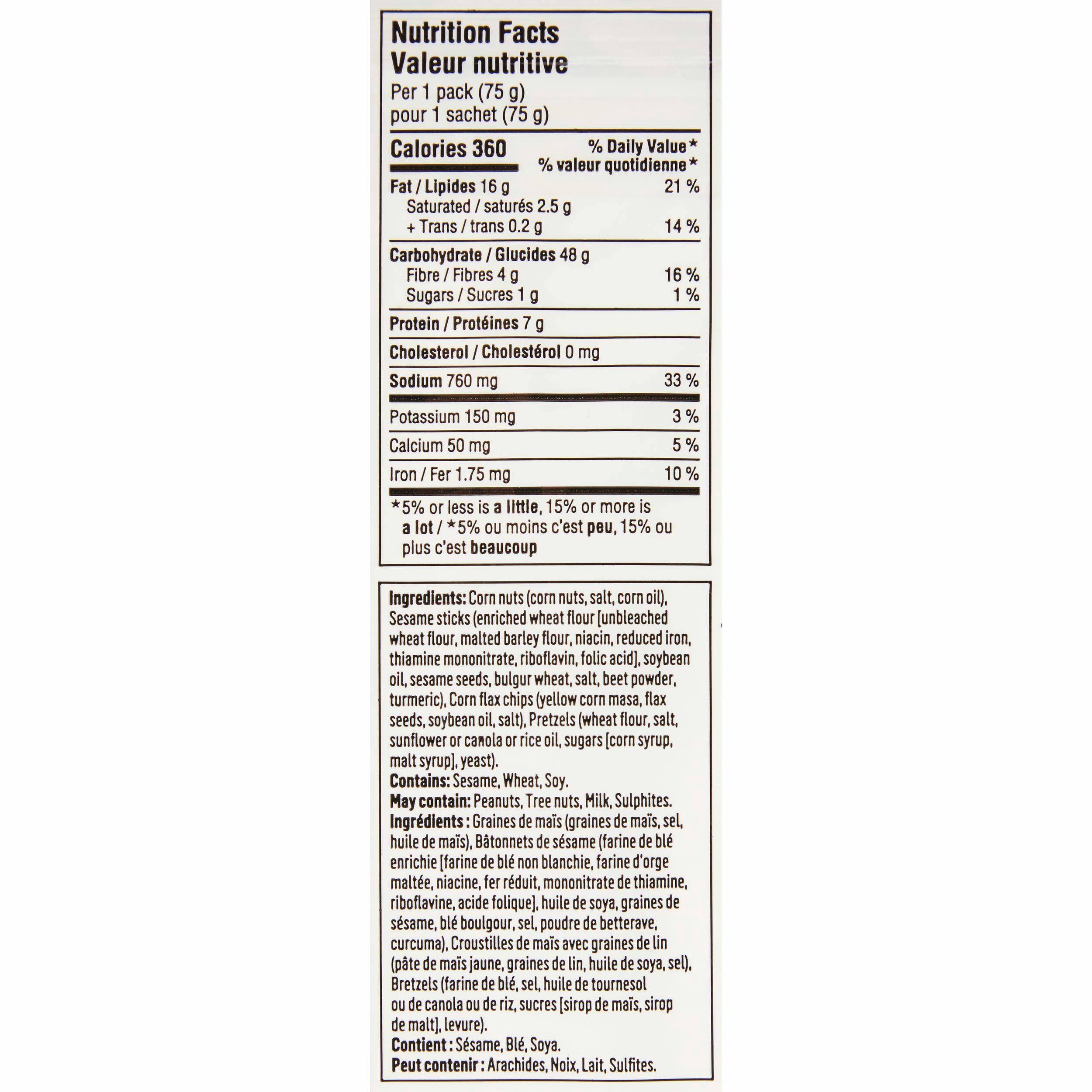 FRANK Jumpstart Snack Mix, 75-g