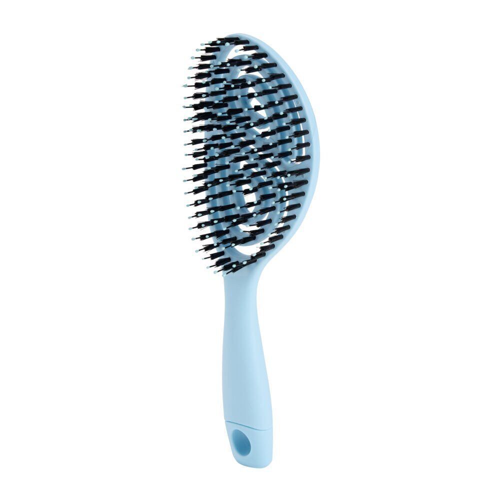 Brosse démêlante labyrinthe plastique L24cm (6 modèles)
