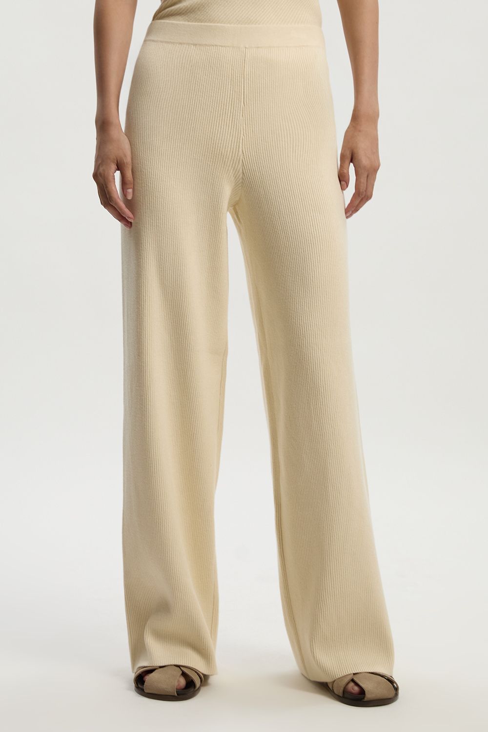 KarenMillen Relaxed Rib Knitted Trouser