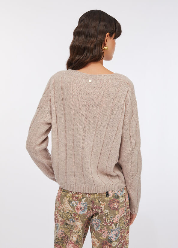 Maglia in misto alpaca