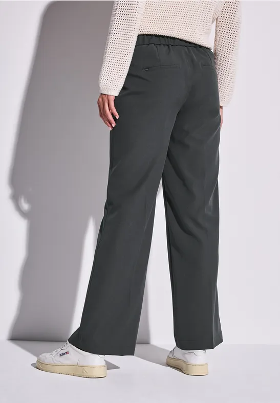 Wide Leg Twill Hose