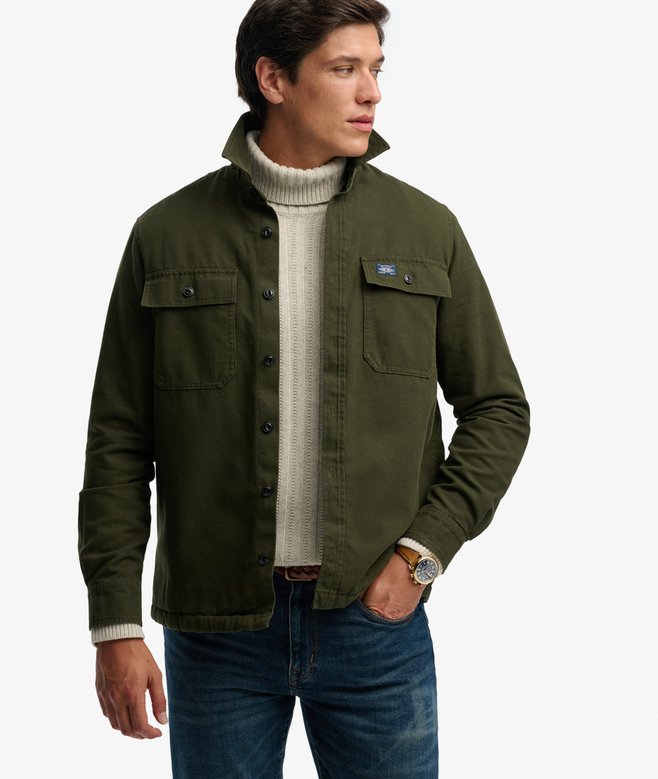 Vintage Borg Lined Miller Overshirt