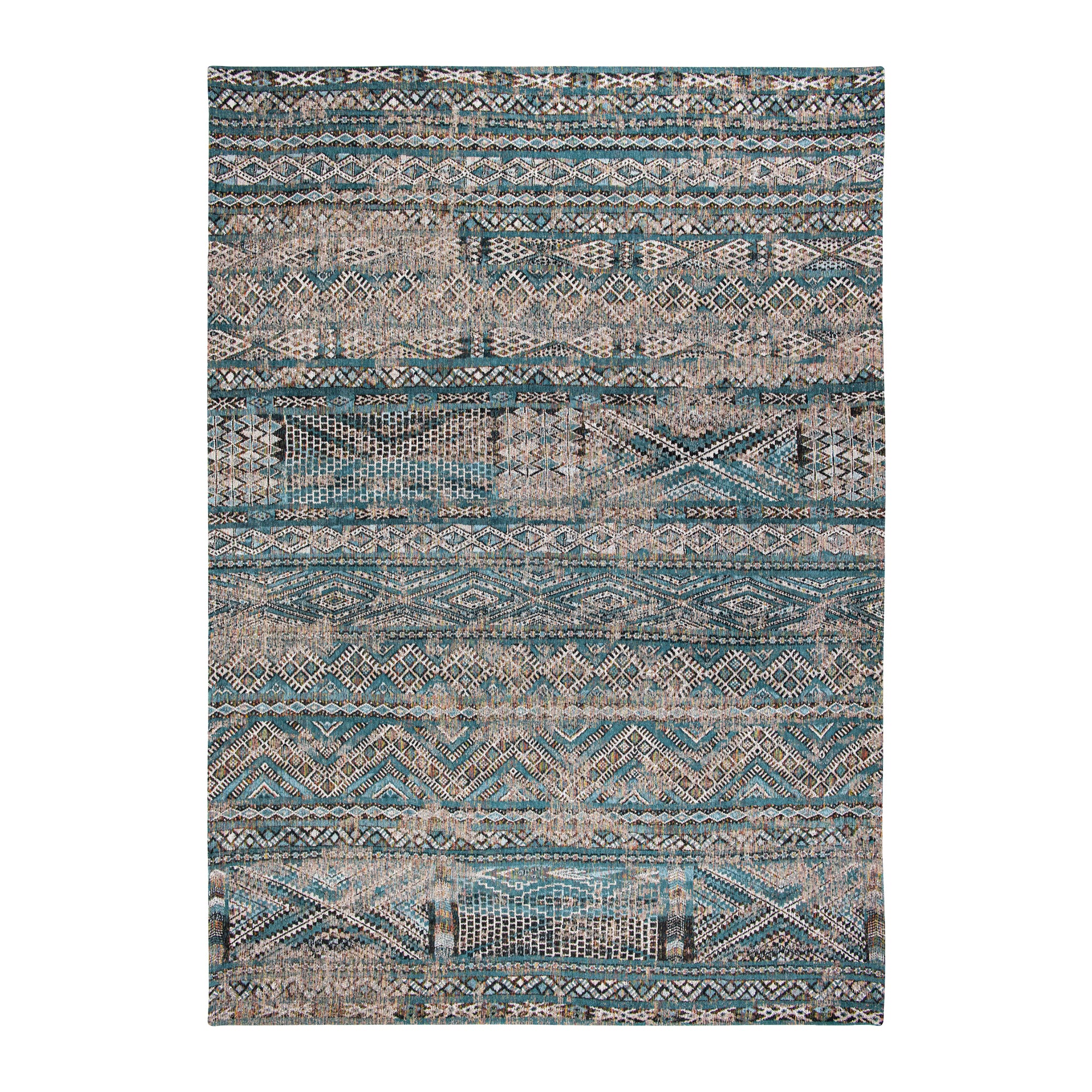 Louis de Poortere Kilim Vloerkleed 280 x 390 cm - Zemmuri Blue