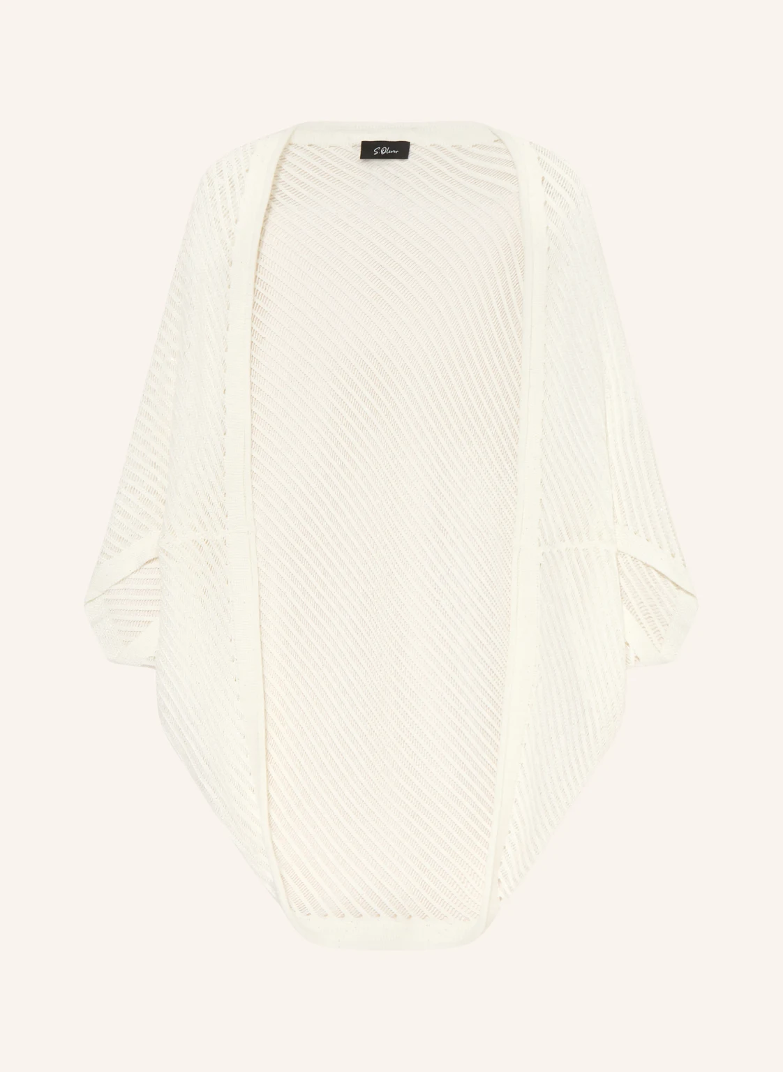s.Oliver BLACK LABEL Strickhülle mit Pailletten und 3/4-Arm