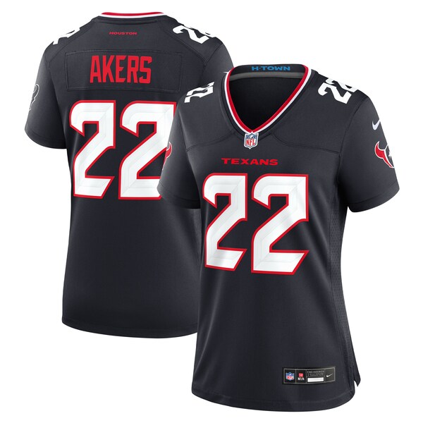 Cam Akers Houston Texans Nike Women's Team Game Jersey -  Navy