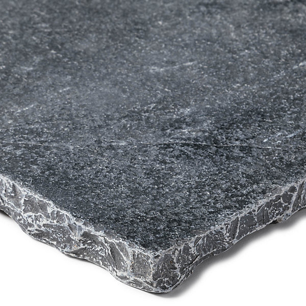Dessus de marche Pierre de Tandur Noir 60x40x2 cm Bord Naturel (à l'unité) - RO'MA NATURE
