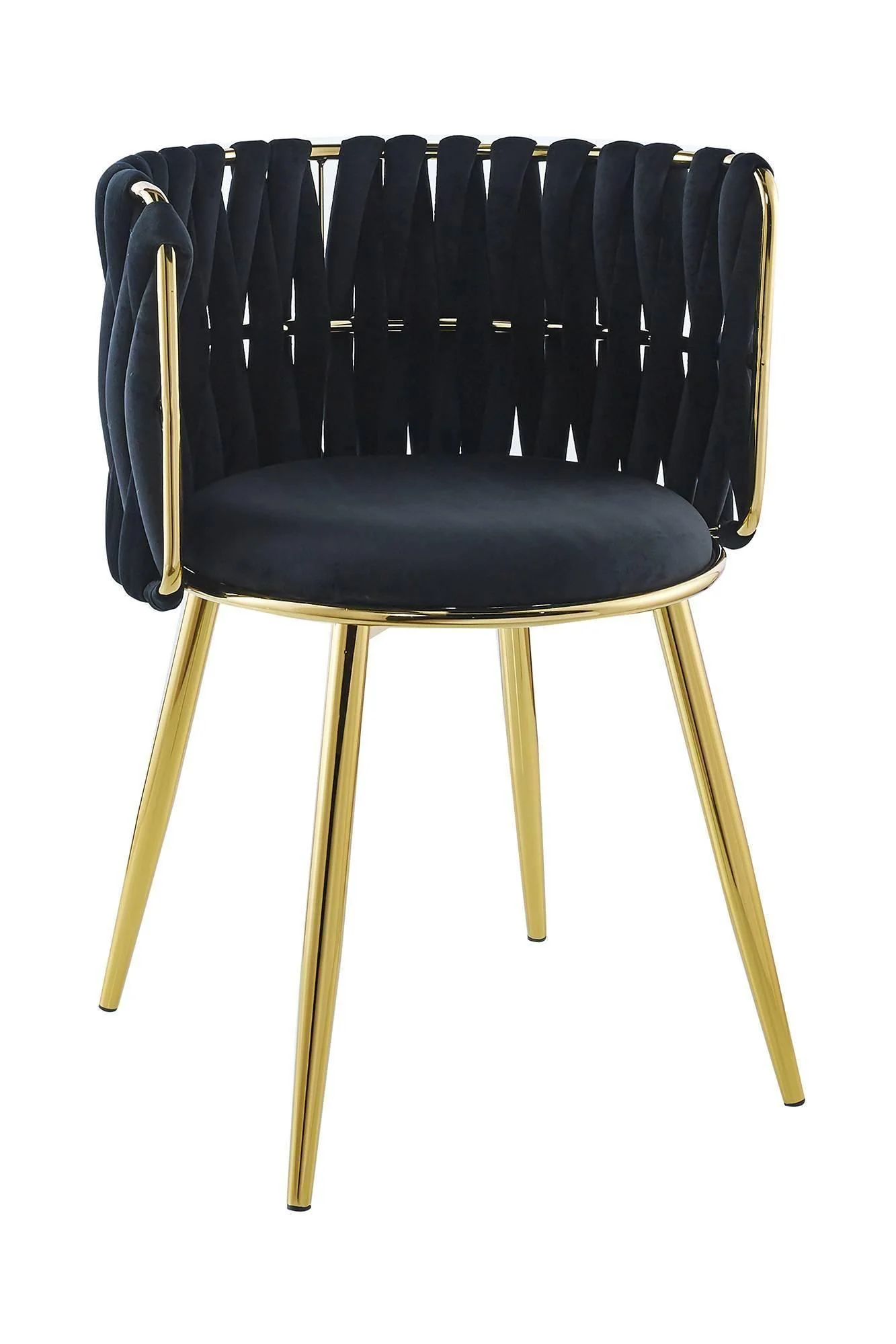 Set van 2 eetkamerstoelen Melly velvet