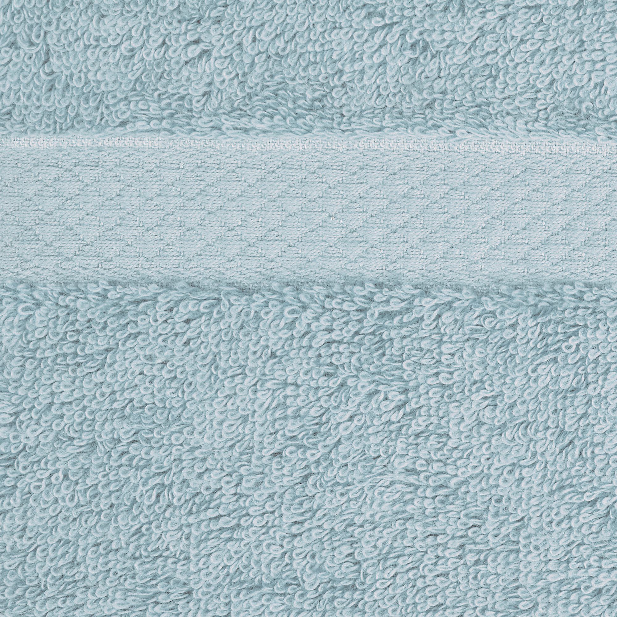 AZUR - Linge de toilette en coton peigné- bleu calaluna