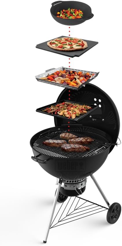 Touch Charcoal Grill 26-Inch, Black