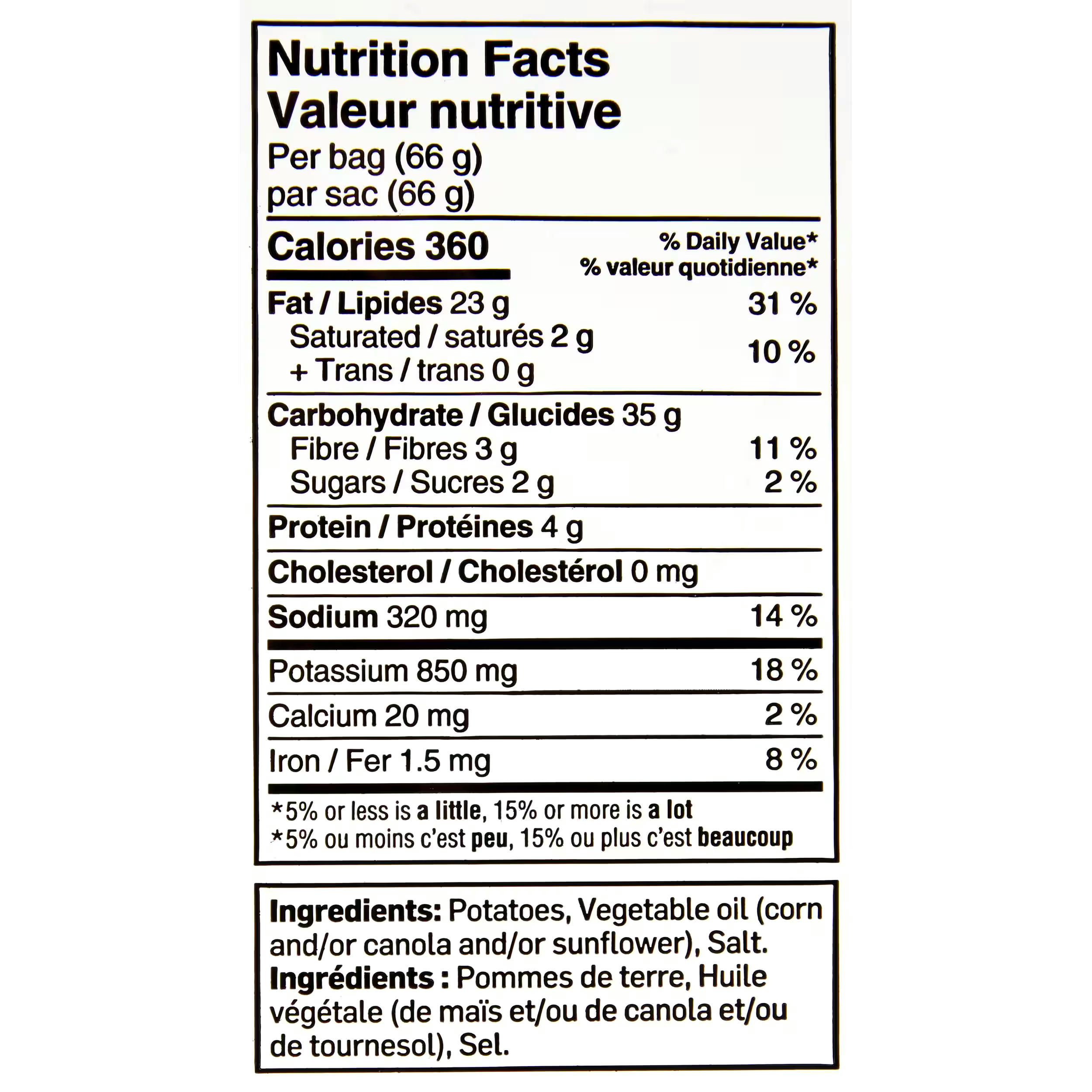 FRANK Original Potato Chips, 66-g
