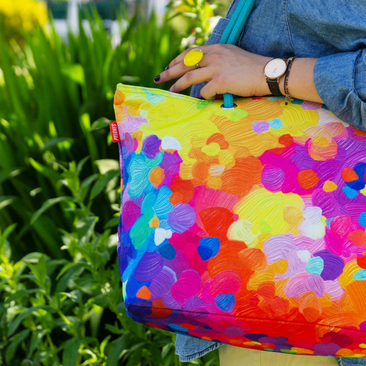 MY DAILY BAG 2 - Sac cabas coton et polyester 48x34x14cm