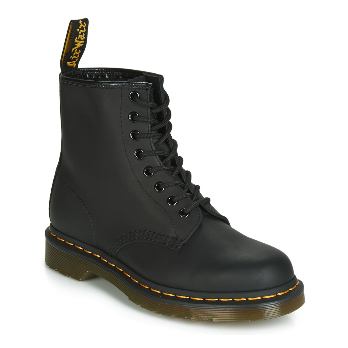 Dr. Martens - 1460 BLACK GREASY - Black