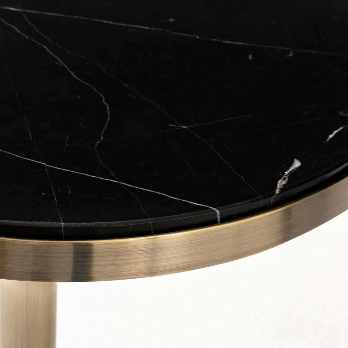Table bistrot marbre noir, Lixfeld