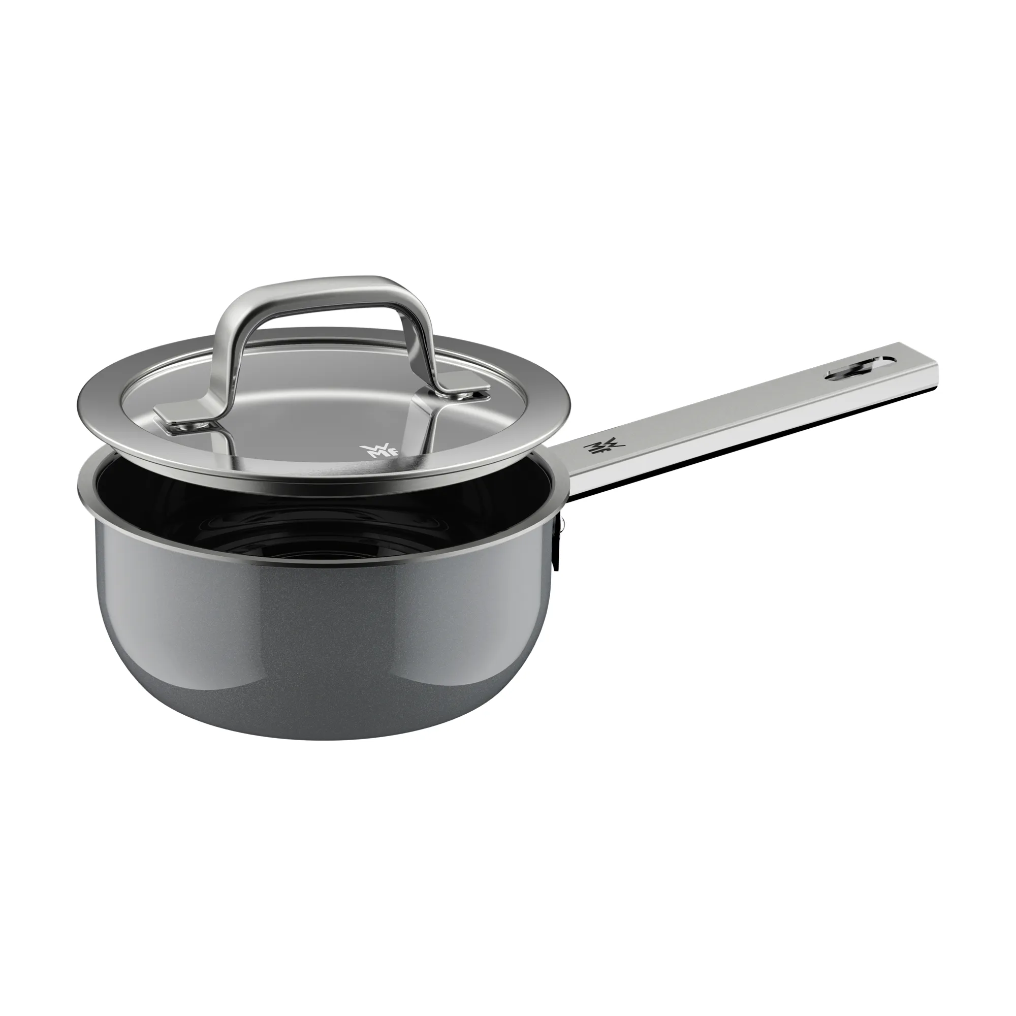Fusiontec Mineral Pro, Saucepan With Lid, 16 cm, Platinum