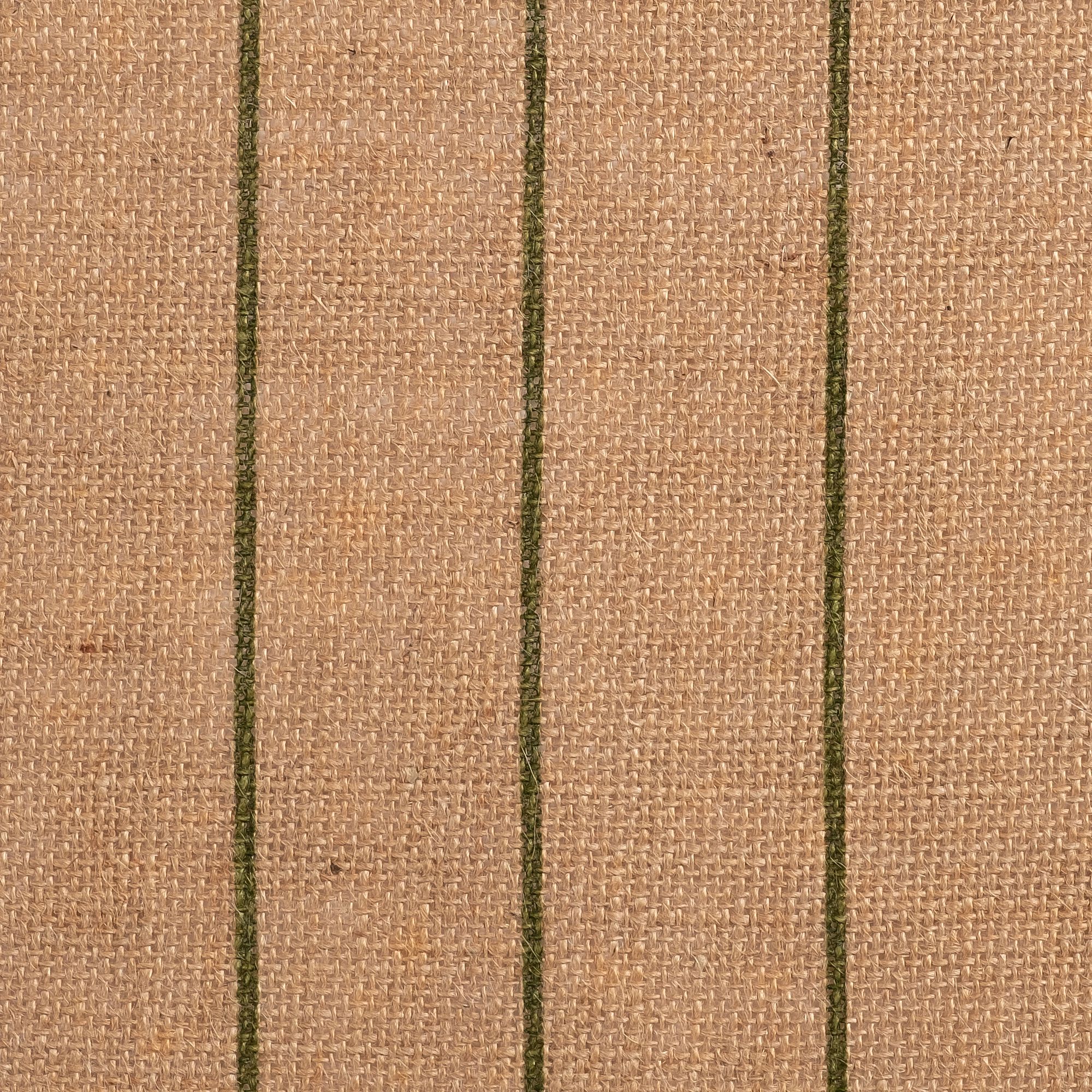 UZES - Lot de 4 sets de table à rayures en jute 30x45cm - vert